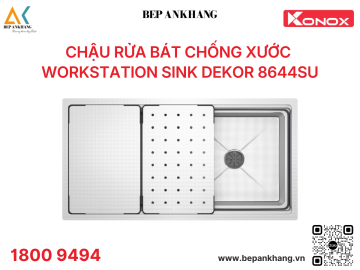 Chậu rửa bát chống xước Workstation Sink Dekor 8644SU